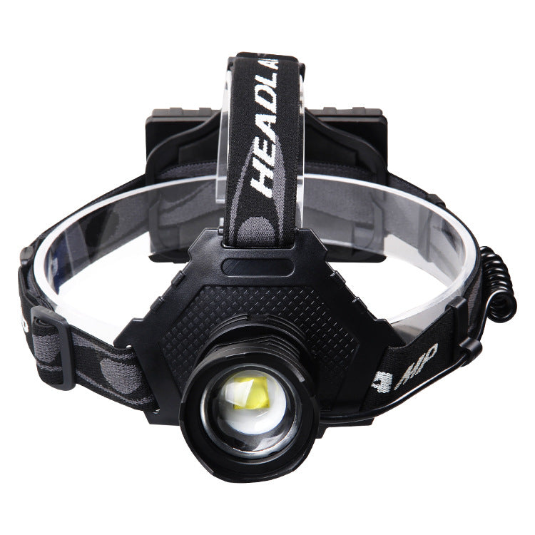 Headlamps XHP70 Super Bright Waterproof 3 x 18650 Batteris Adjustable Focus