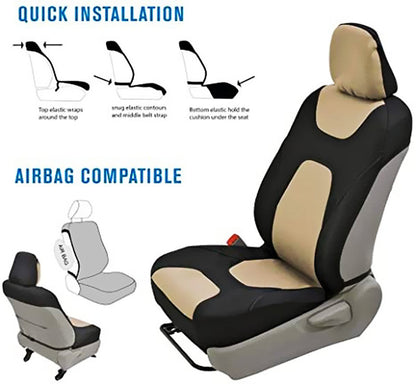Waterproof Front Bucket Seat Cover Neoprene Universal Fit