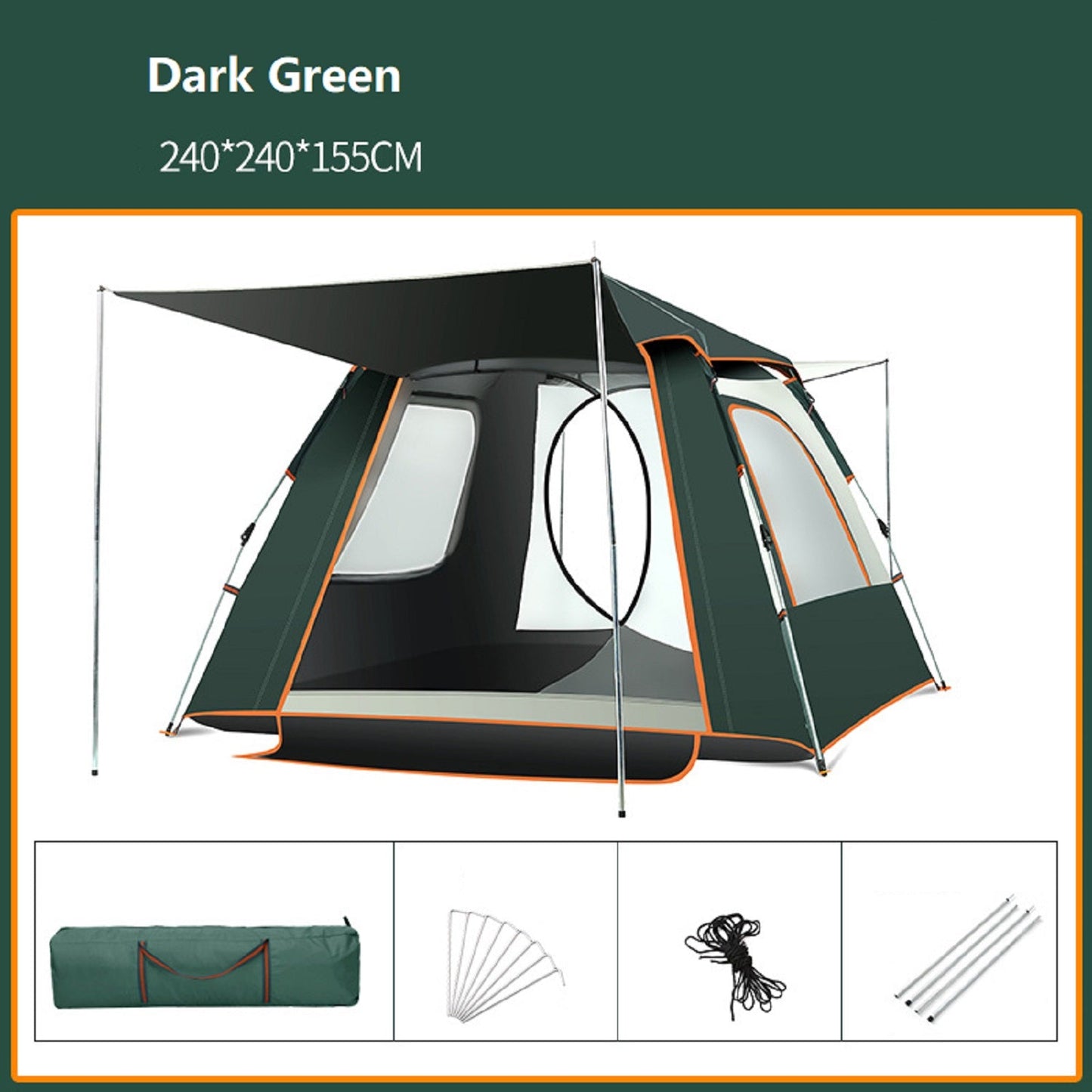 Family Tent – Lightweight & Easy to Set Up JLP74816