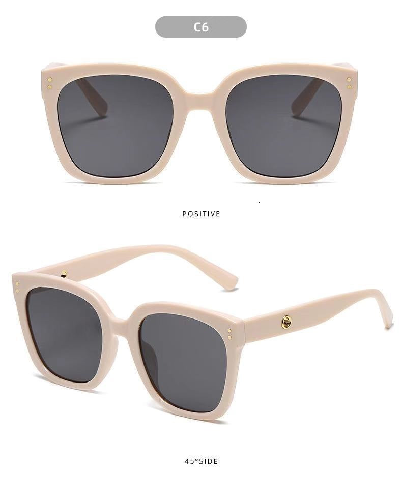 ECOTREK Polarised Square Sunglasses UV400 – Retro Fashion Shades for Women LX06
