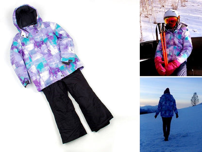 Ski Snow Pants Jacket Waterproof Winter Windproof Outdoor Snowboard Set