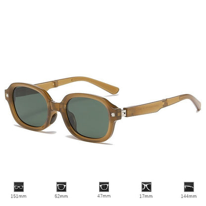 Ecotrek Polarised Folding Rectangular Sunglasses – UV380 Lightweight LX16-21