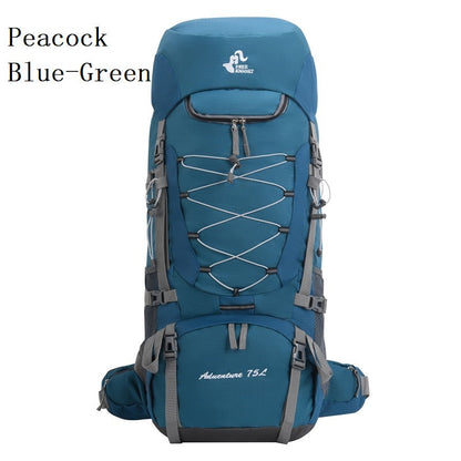 75L Camping & Hiking Backpack – Outdoor Travel Mountaineering Pack with Rain Cover ZYQS11710