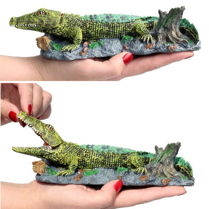 Fish Tank Decoration / Aquarium Ornament, Crocodile
