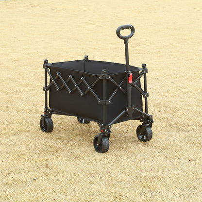 Folding Camping Trolley Heavy Duty Wagon Cart 150L XY1071