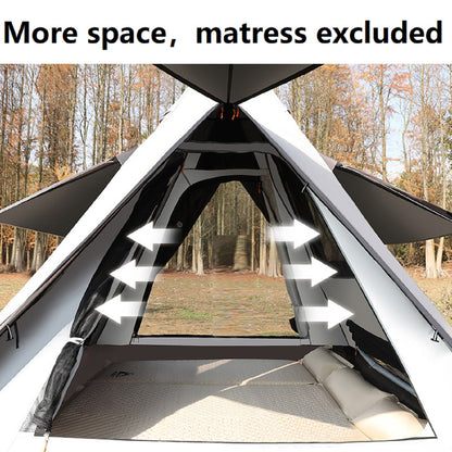 Automatic Pyramid Double-Layer Outdoor Camping Tent