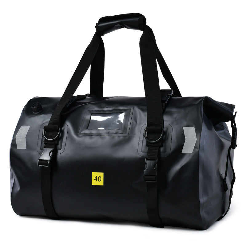 Waterproof Motorcycle Tail Bag – 40L / 66L Roll-Top PVC Duffle BQF11412