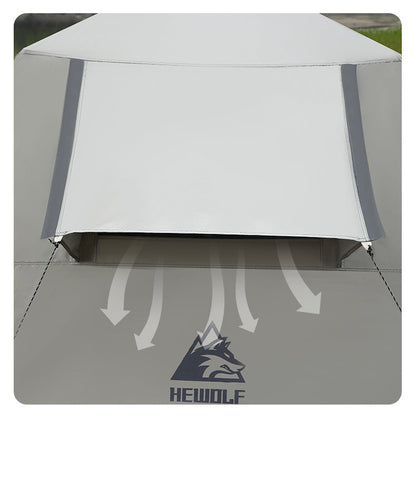 Portable Fully Automatic Waterproof Camping Tent with Canopy for All-Season