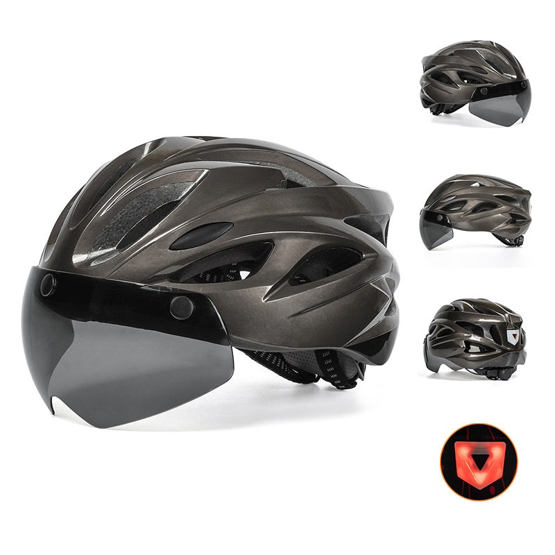 ECOTREK Bicycle Helmet with  Rear Light – Adjustable Breathable Cycling Helmet HT629012
