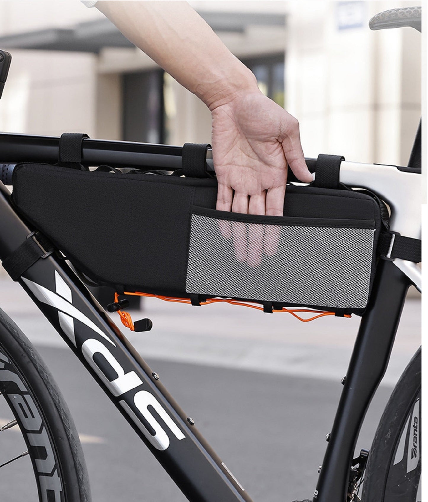 Bike Triangle Frame Bag – Large Capacity Waterproof Cycling Bag QX12501