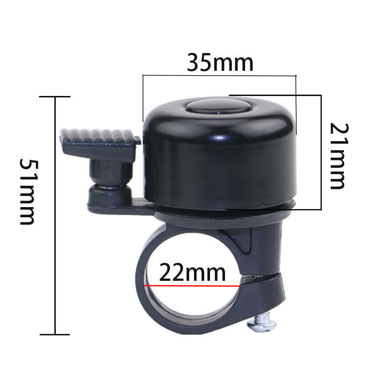 Ecotrek Aluminium Alloy Bicycle Bell – Loud & Clear 75dB Bike Horn CC4271