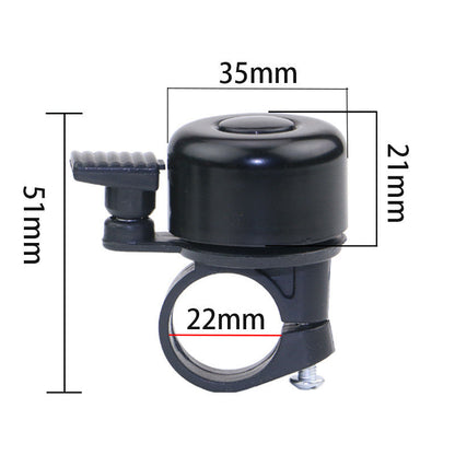 Ecotrek Aluminium Alloy Bicycle Bell – Loud & Clear 75dB Bike Horn CC4271