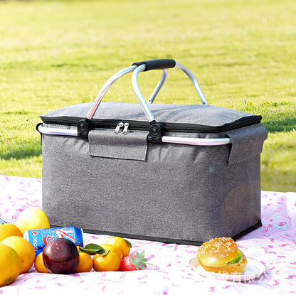 Insulated Picnic Lunch Bag - Large 20L Foldable Soft Cooler Bag JS33001