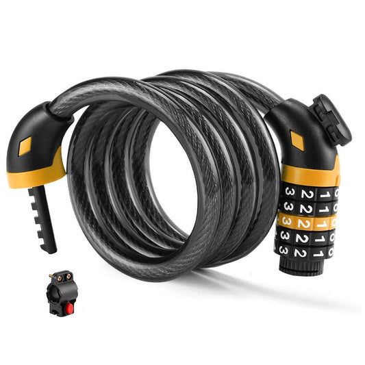 Ecotrek 5 Digit Lock Anti-Theft 120cm Cycle Cable Lock TG533815