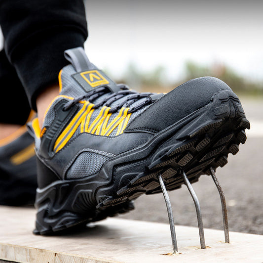 Steel Toe Work Shoes Safety Sneakers Industrial Shoes Lightweight Puncture Proof
