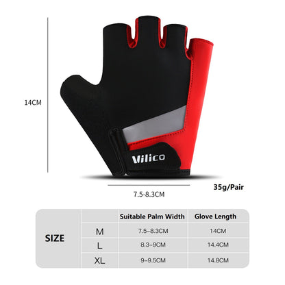Half-Finger Cycling Gloves – Breathable Sun Protection TJ6268