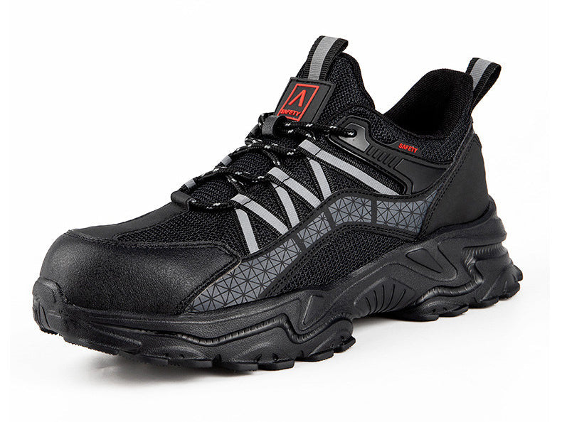 Steel Toe Work Shoes Safety Sneakers Industrial Shoes Lightweight Puncture Proof