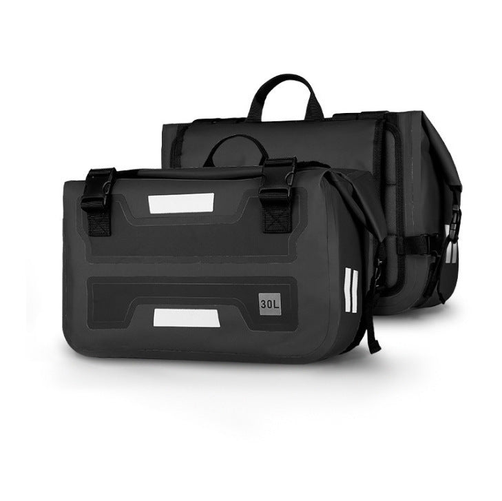 ECOTREK Motorcycle Saddlebags – Double Side Saddle Bag, 60L Waterproof Pannier YJ7303