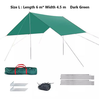 Square Sun Shade Sail – Waterproof Outdoor Canopy for Garden, Patio, and Parties