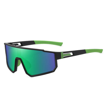 HD Polarized lens Sports Sunglasses Anti-Blue Ray Hydrophobic - Blue