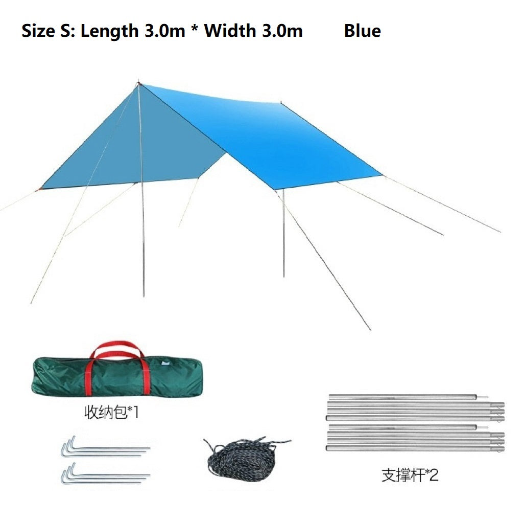 Square Sun Shade Sail – Waterproof Outdoor Canopy for Garden, Patio, and Parties