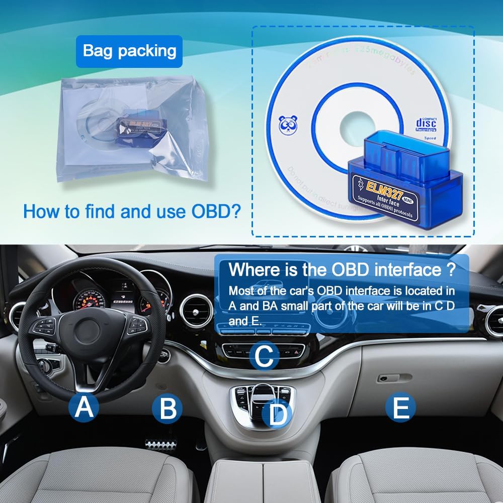 OBD2 Scanner ELM327 Bluetooth