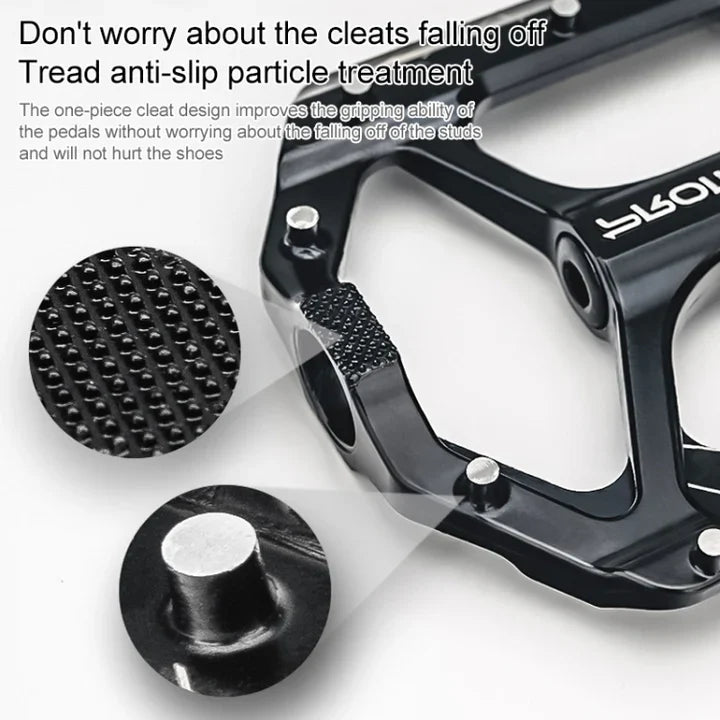 Mountain Bike Pedal Non Slip Du Bearings Classic Design (Black)