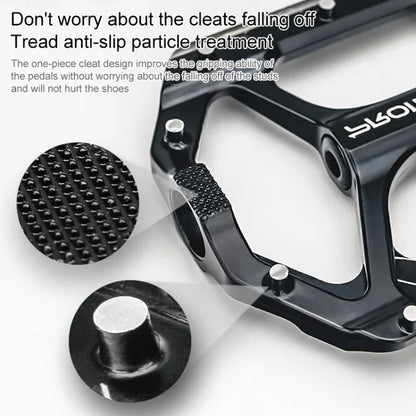 Mountain Bike Pedal Non Slip Du Bearings Classic Design (Black)