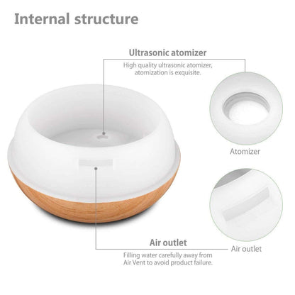 Aromatherapy diffuser humidifier