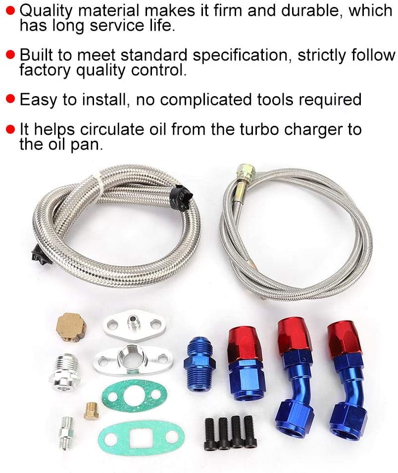 T3 T4 Turbo Oil Feed Line Kit - The Shopsite