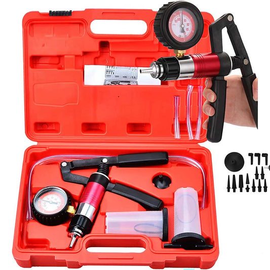 Brake bleeder vacuum pump