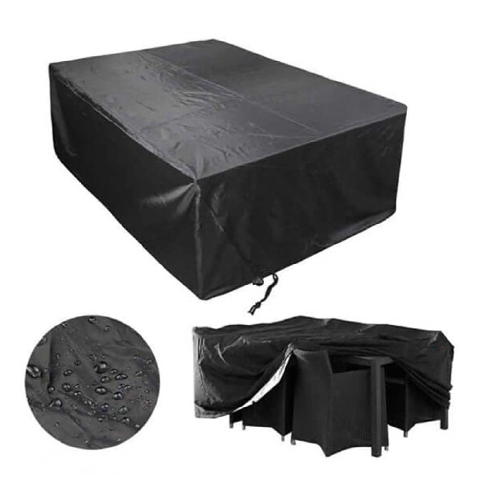 Outdoor furniture cover black