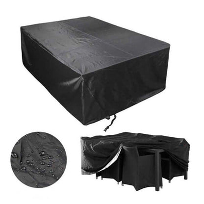 Outdoor furniture cover black