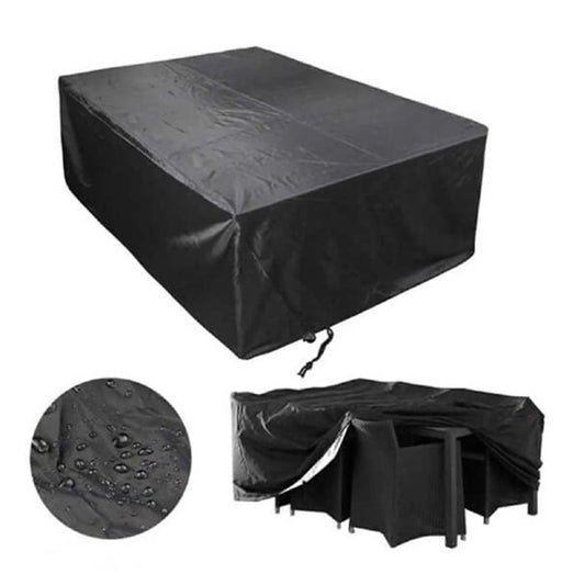 Outdoor furniture cover black
