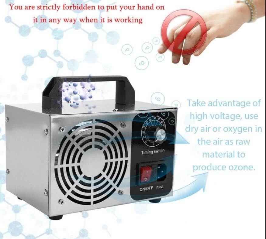10G Ozone Generator Machine Air Filter Purifier Fan - The Shopsite