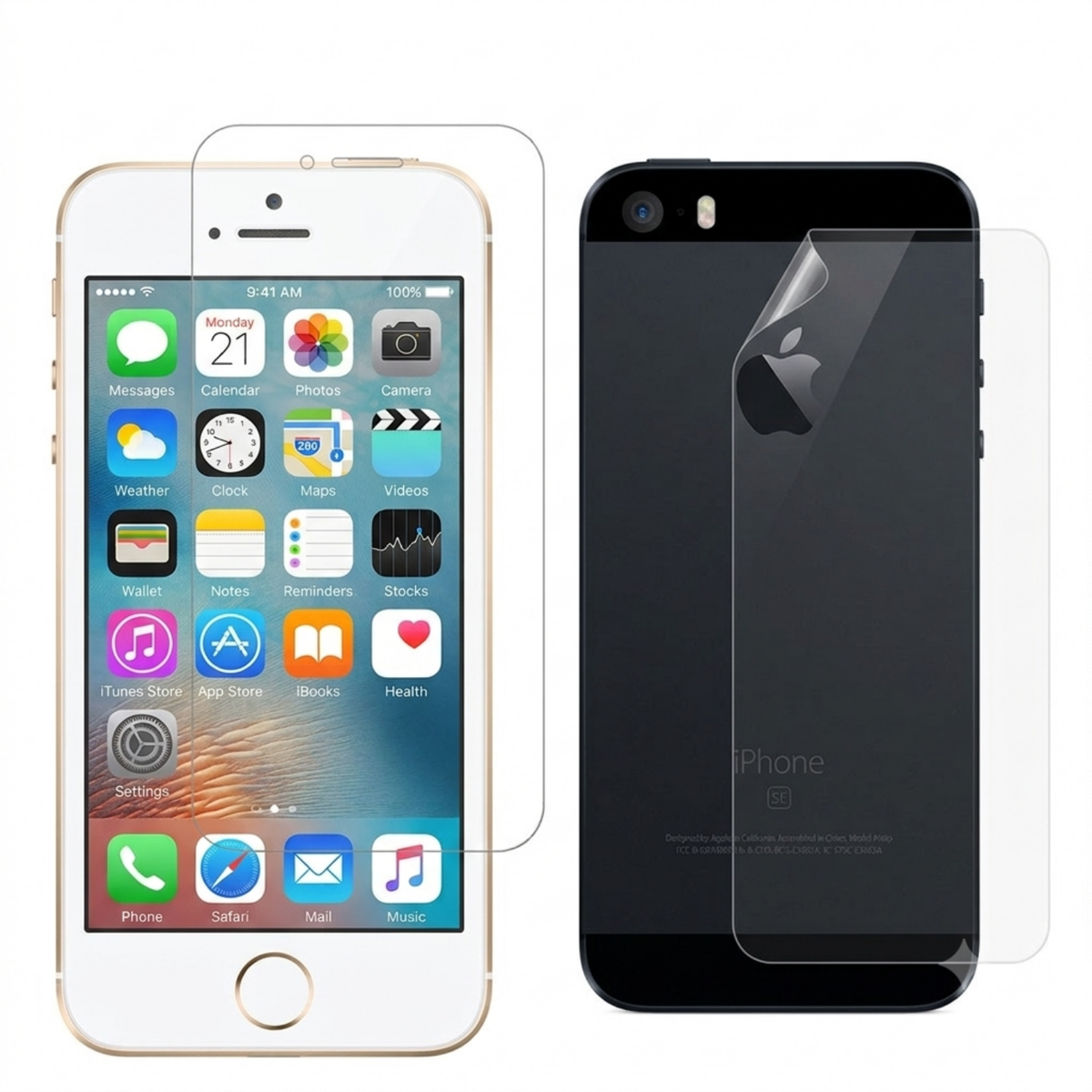 Hydrogel Screen Protector for iPhone 5S (Screen & Back)