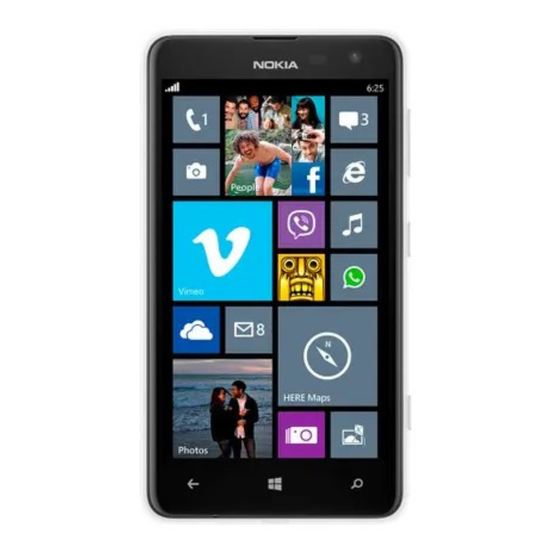 Hydrogel Screen Protector for Nokia Lumia 625 (Pack of 2)