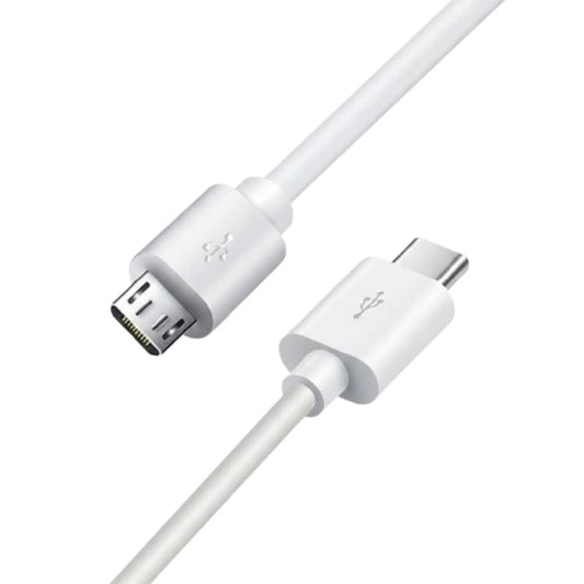 USB-C to Micro‑USB Charger Cable for LG SmartWatch – (G Watch / G Watch R / G Watch Urbane / Watch Sport) (White) 1m