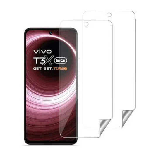 Hydrogel Screen Protector for Vivo T3x 5G (Pack of 2)