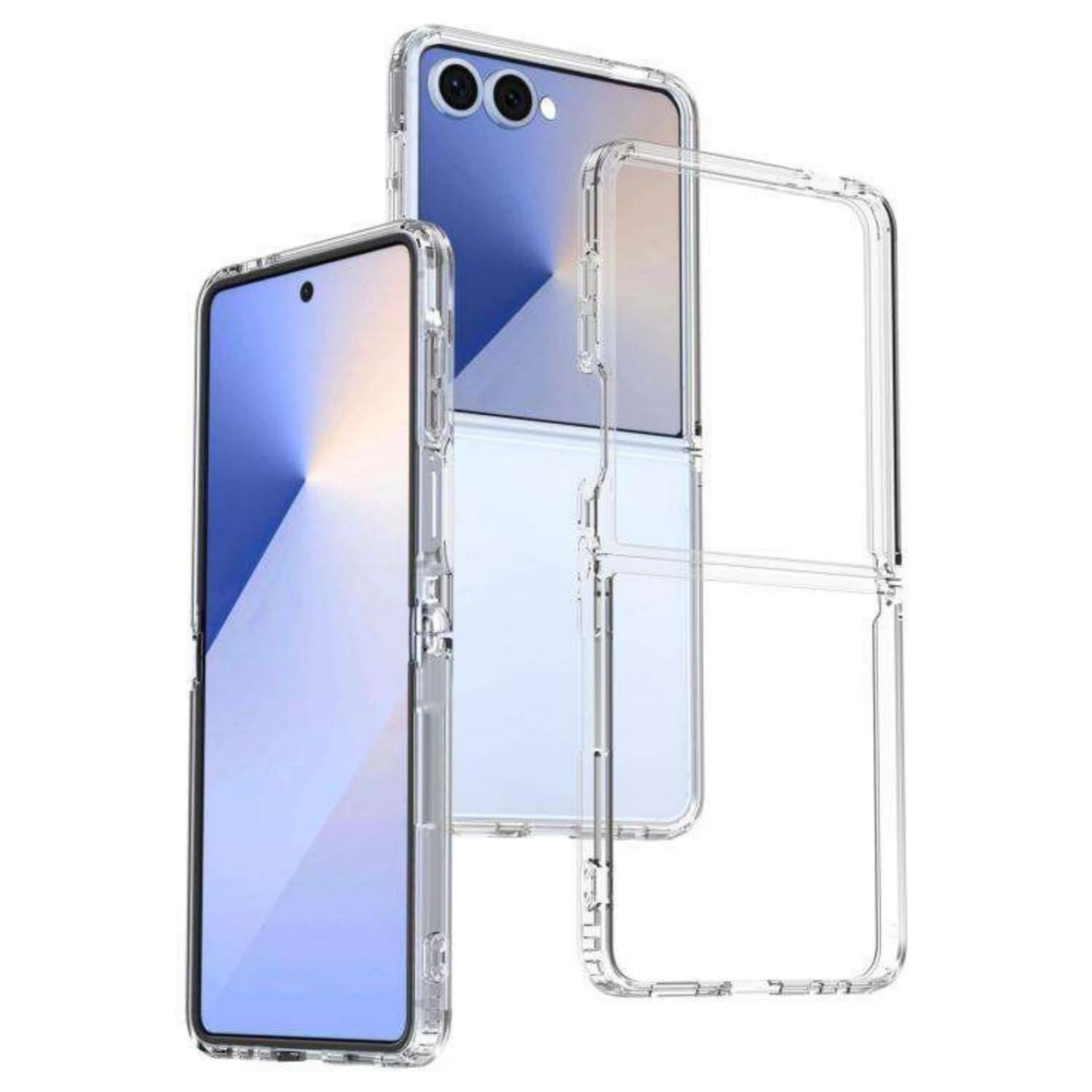 Silicone case for Samsung Z Flip 8 (Clear)