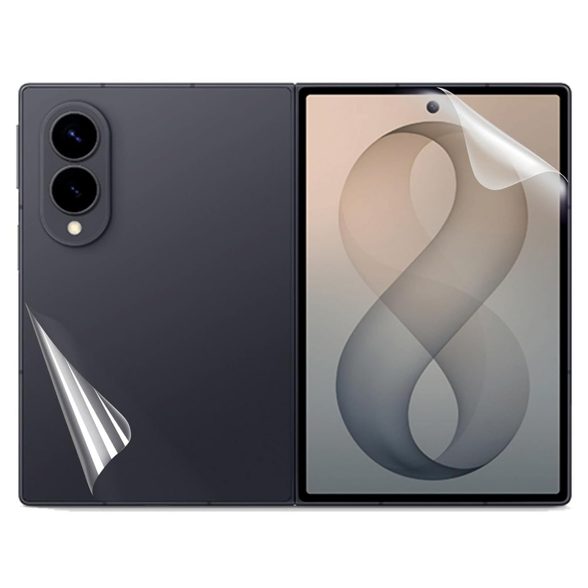 Back Hydrogel Protector for Samsung Galaxy Z Fold8 (Pack of 2)