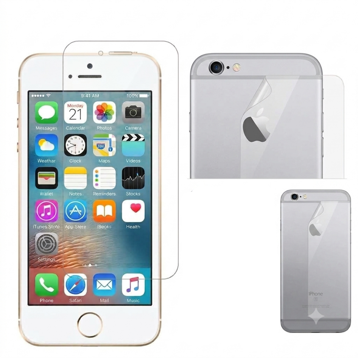 Hydrogel Screen Protector for iPhone 6S (Screen & Back)