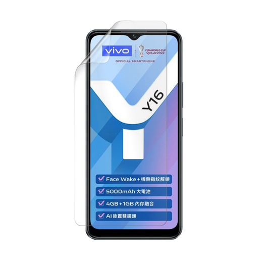 Hydrogel Screen Protector for Vivo Y16 (Pack of 2)