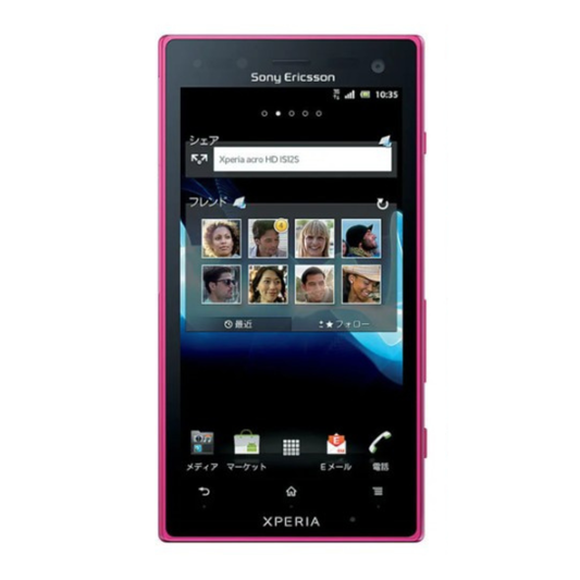 Hydrogel Screen Protector for Sony Xperia acro HD SOI12 (Pack of 2)