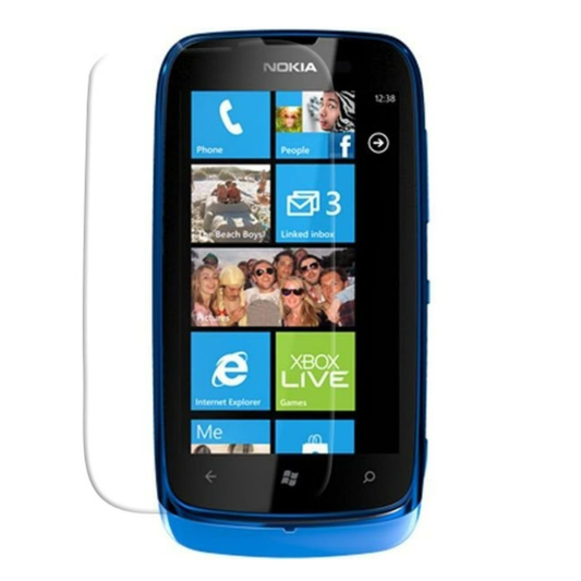 Hydrogel Screen Protector for Nokia Lumia 610 NFC (Pack of 2)
