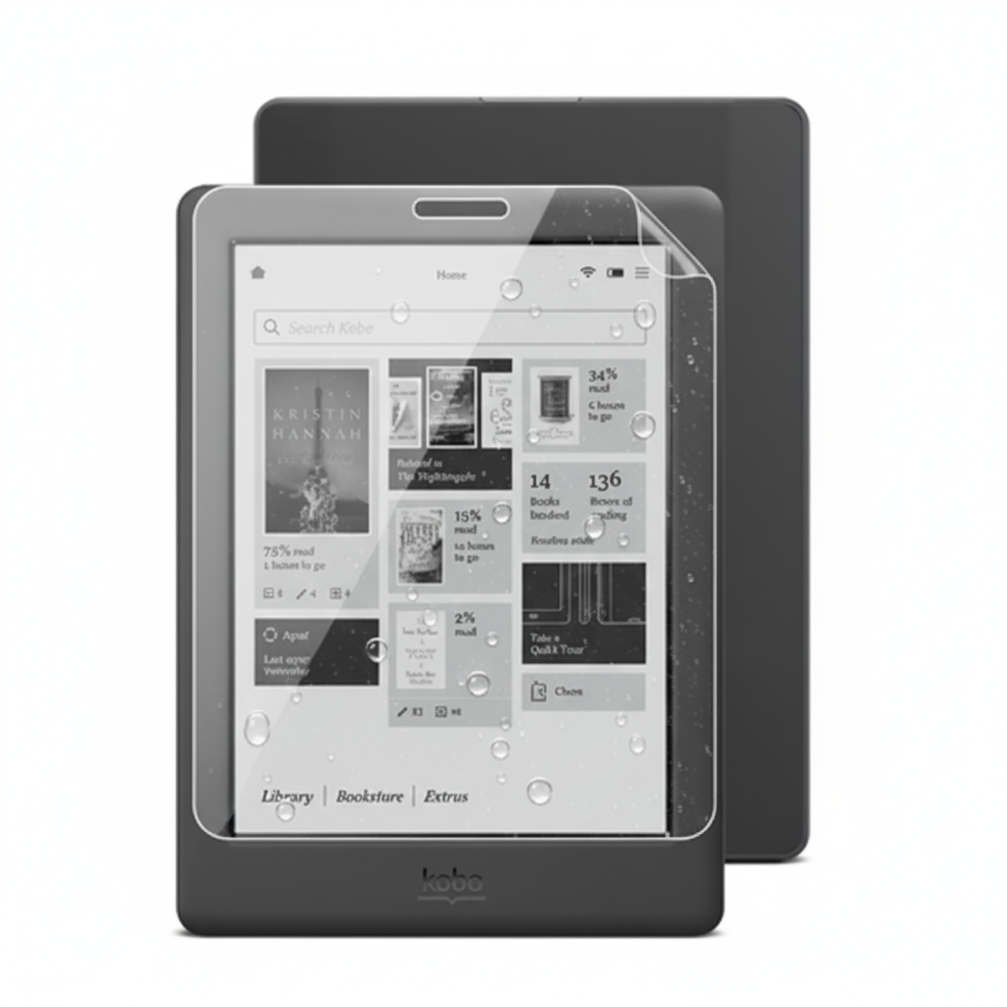 Hydrogel Screen Protector for Kobo Touch 2.0