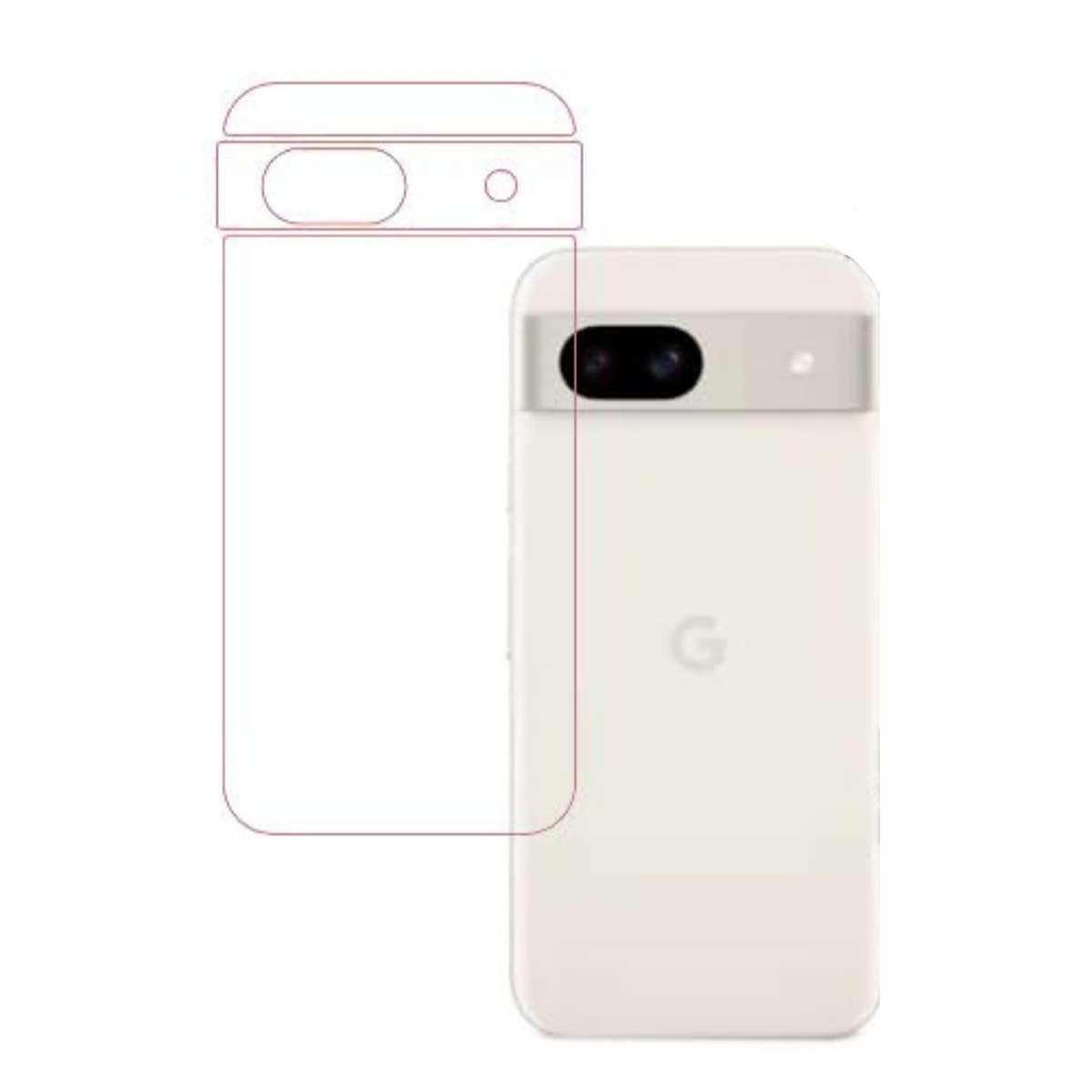 Back Hydrogel Protector for Google Pixel 8a