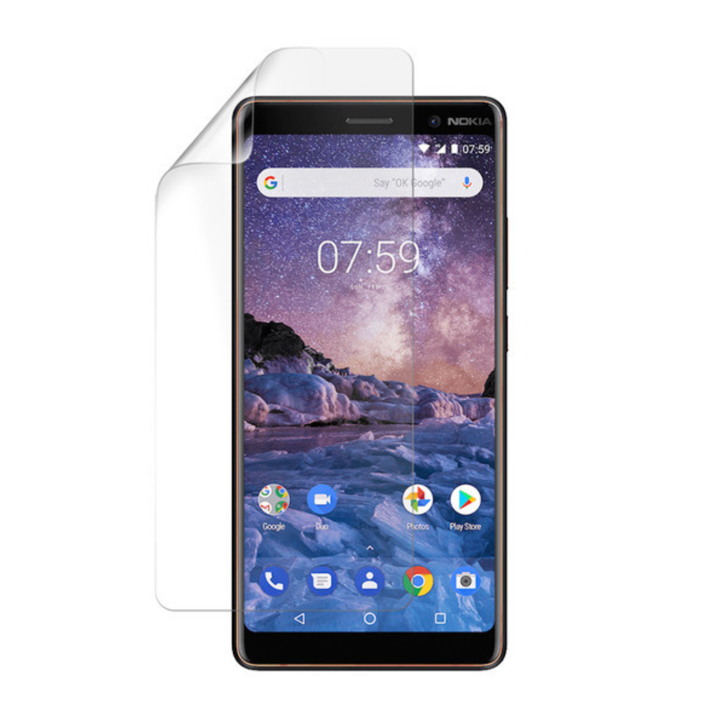 Hydrogel Screen Protector for Nokia 7 Plus (Pack of 2)