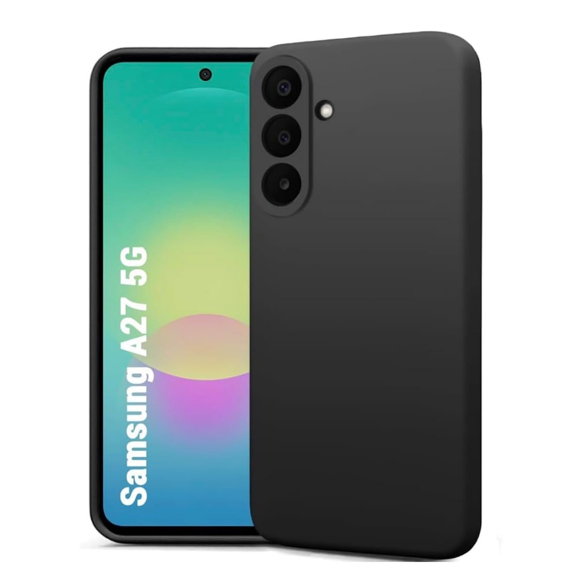 Silicone case for Samsung A27 (Black)