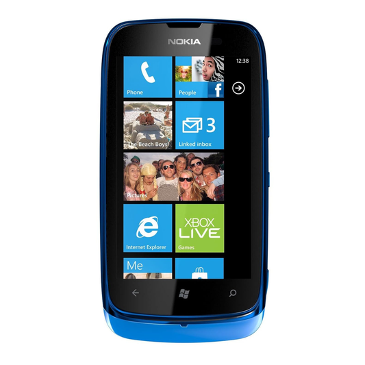 Hydrogel Screen Protector for Nokia Lumia 610 (Pack of 2)
